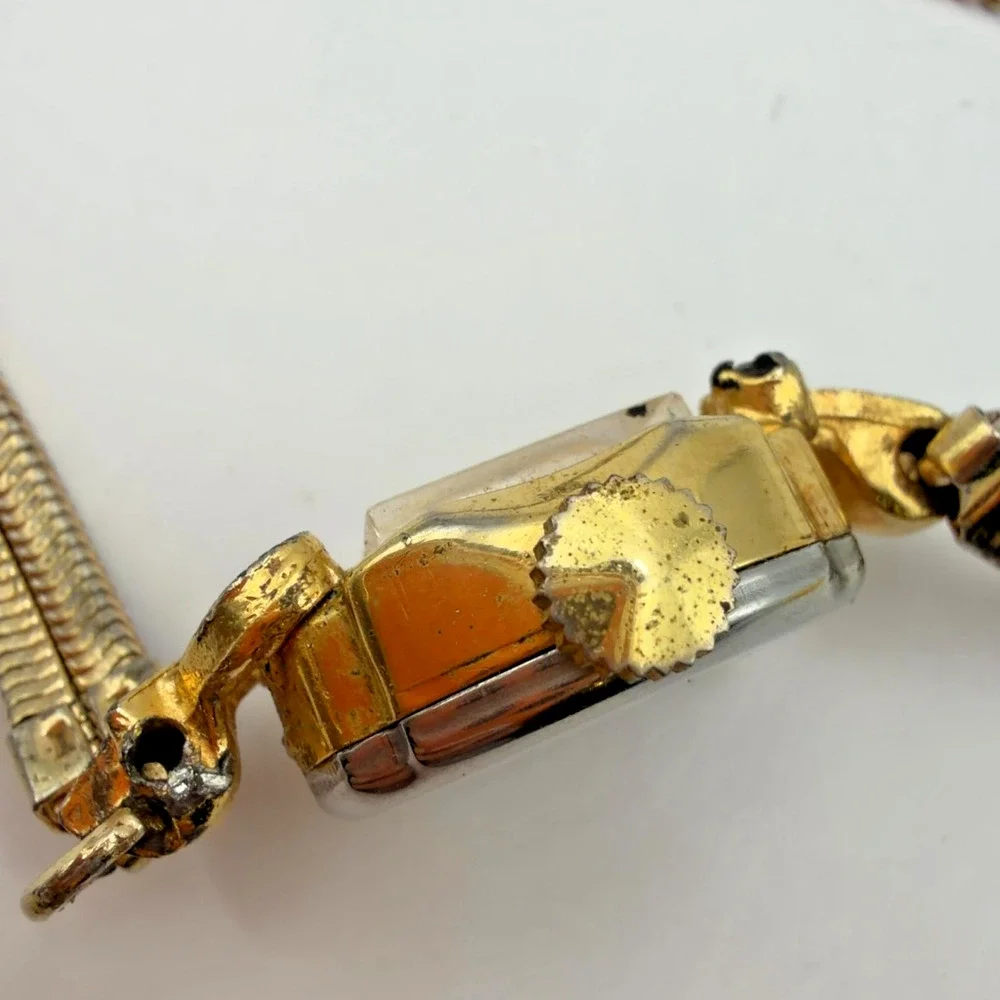 Vintage Longine 215 Ladies Swiss Manual Wind Bracelet Watch Parts